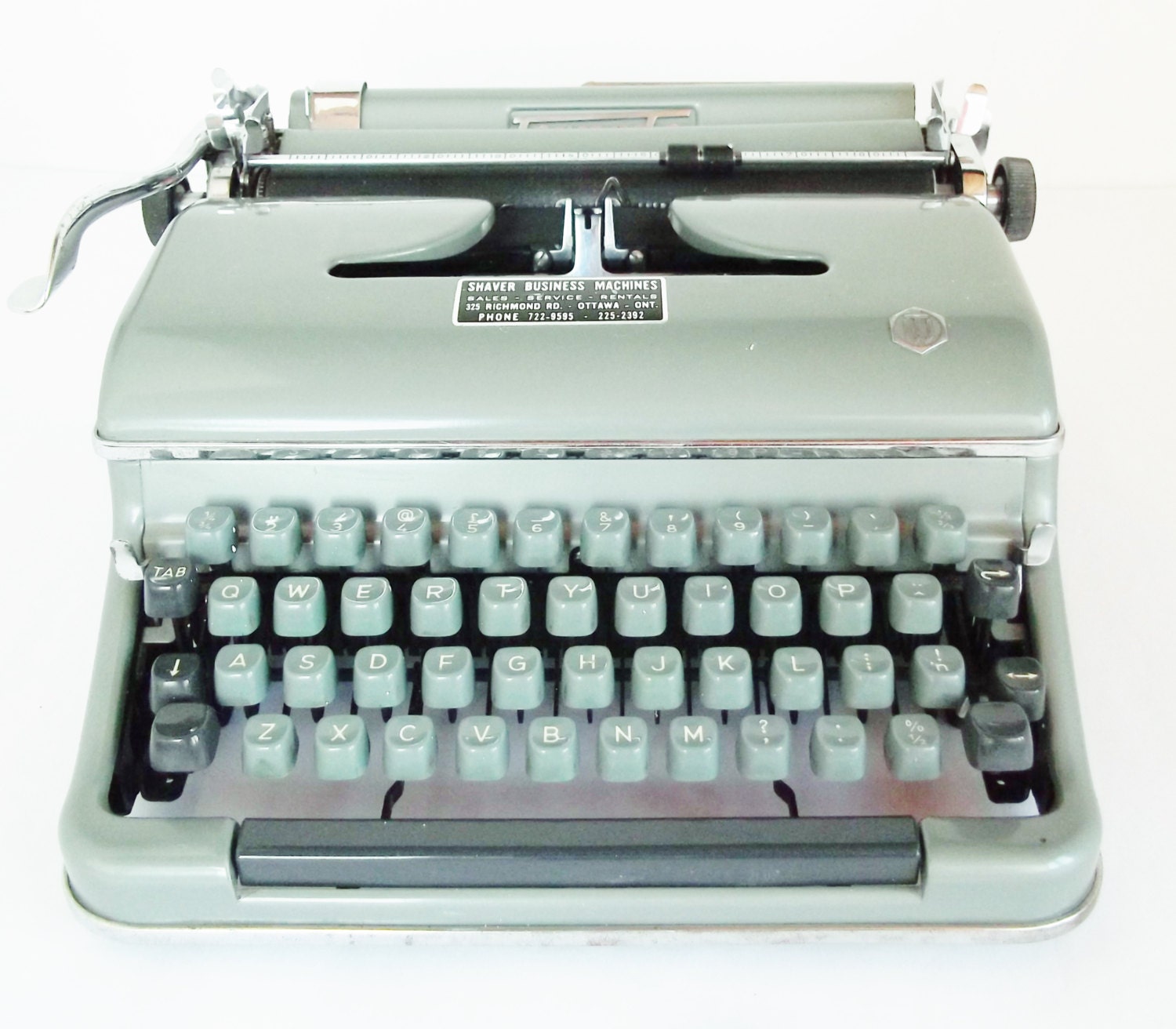 1951 West German Torpedo Typewriter Werke AG Torpedo 20 Typewriter