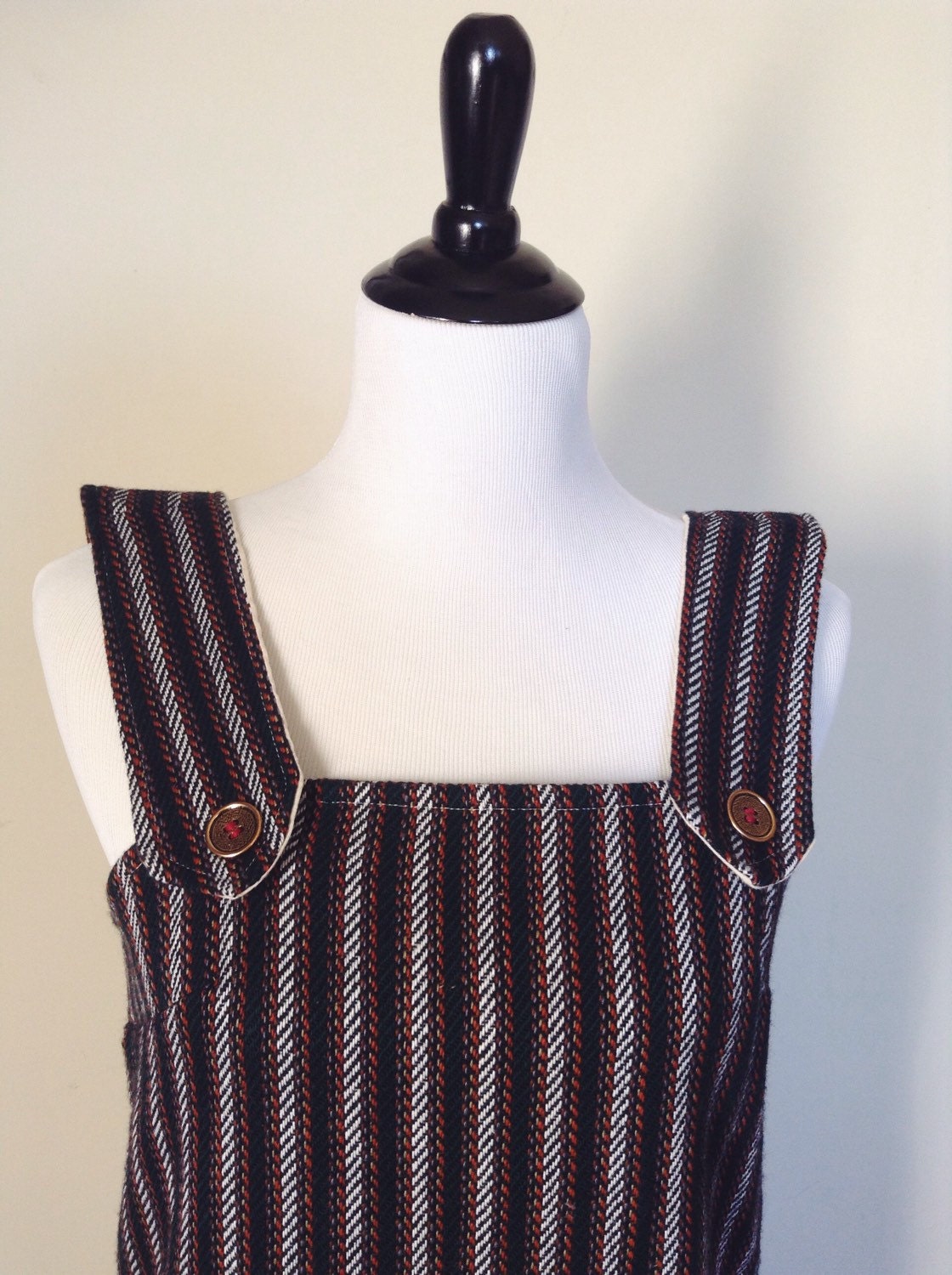 60's Overall Dress small