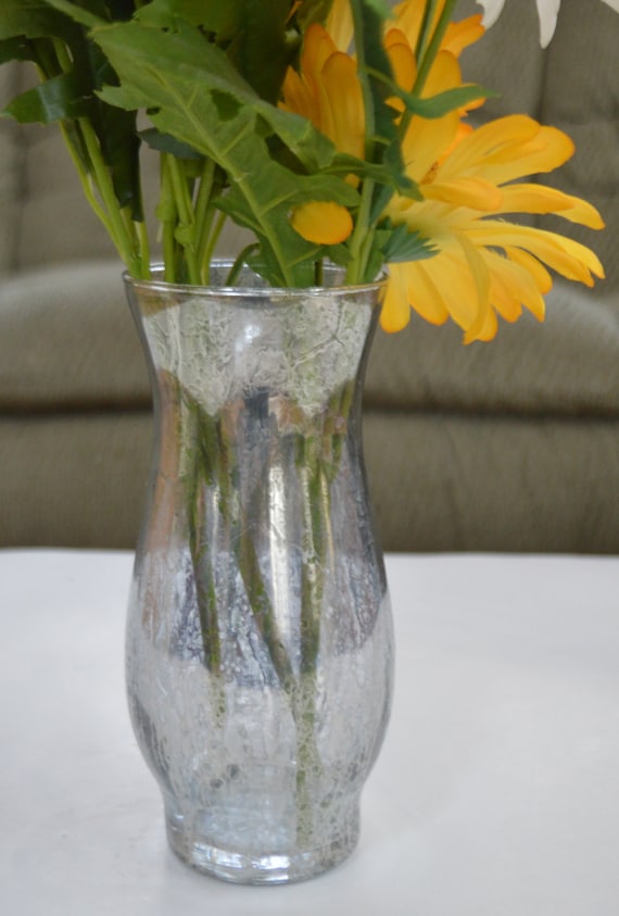 Mercury Glass Vase Silver Glass Vase Silver in by