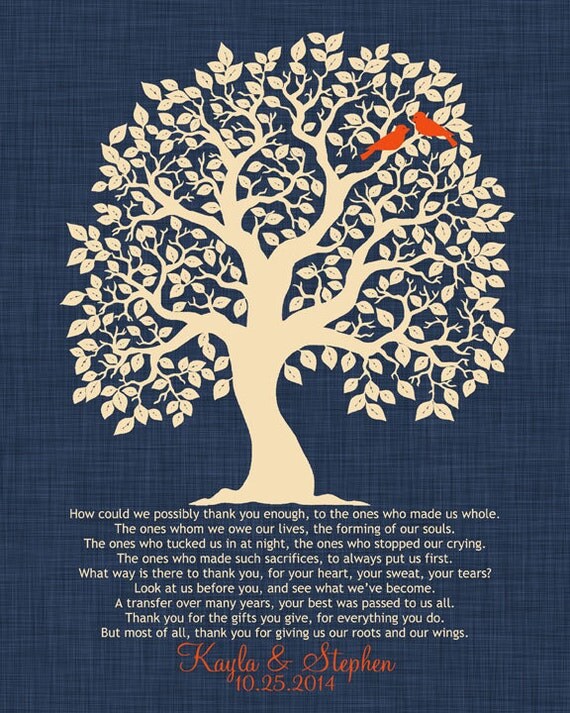 Roots and Wings Parent's Poem Thank You by TheFreckledOwlPrints