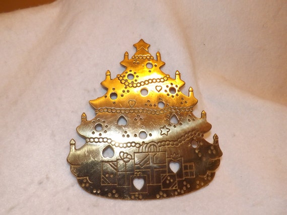 items similar to vintage 1960s solid brass christmas tree items similar to vintage 1960s solid brass christmas tree