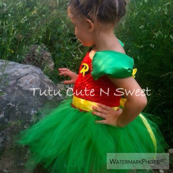 Items similar to Robin (Batman's sidekick) Tutu Costume on Etsy