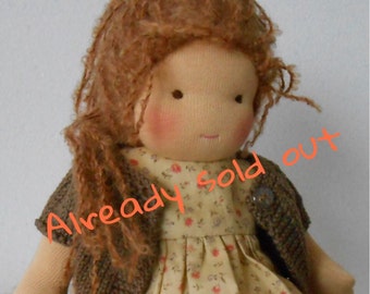 waldorf doll, waldorfdoll, Waldorf dolls, incl. suitcase, ALREADY SOLD OUT!