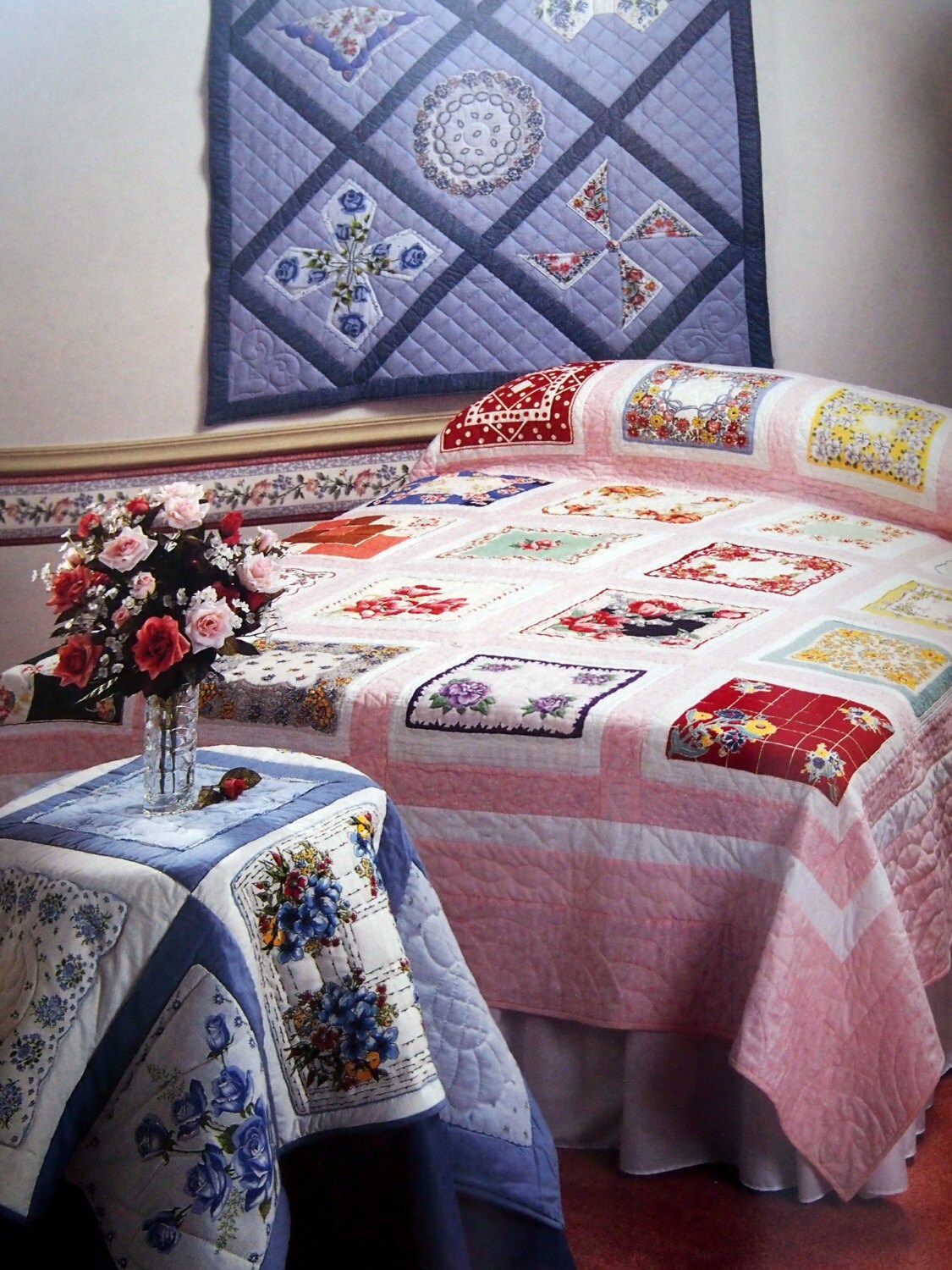 Handkerchief Quilts By Sharon L. Newman Vintage Quilt Pattern