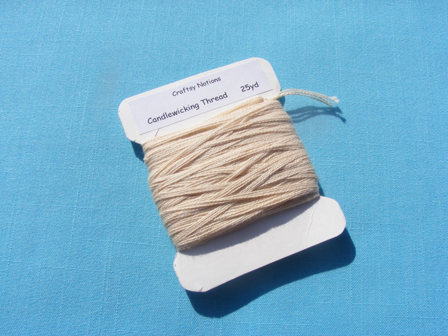 Candlewicking Thread (25 yards) from CraftsyNotions on Etsy Studio