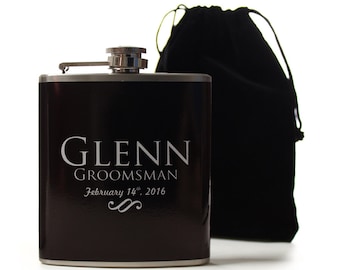 Flasks for Your Groomsmen, Custom Flasks for Your Wedding Party