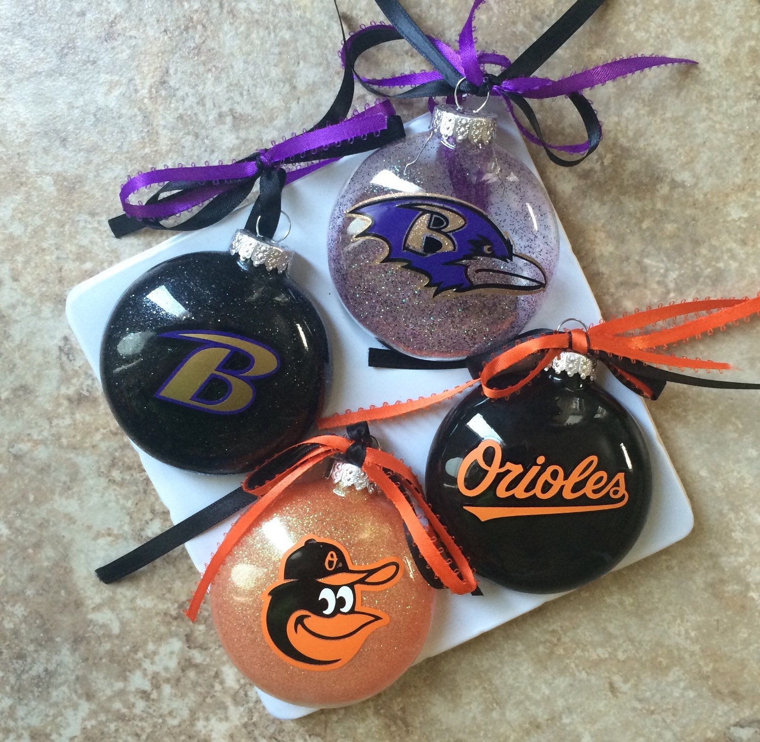 set of baltimore ravens orioles christmas by set of baltimore ravens orioles christmas by