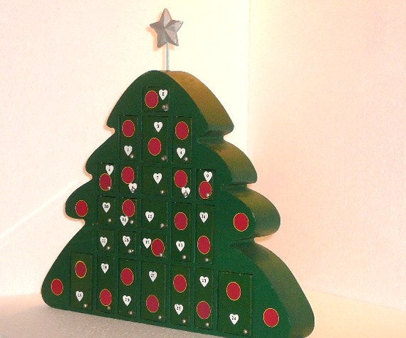 vintage wood christmas tree with compartments wooden advent vintage wood christmas tree with compartments wooden advent