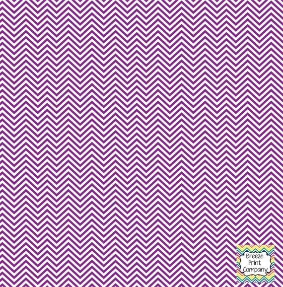 Purple and white mini Chevron pattern vinyl by BreezePrintCompany