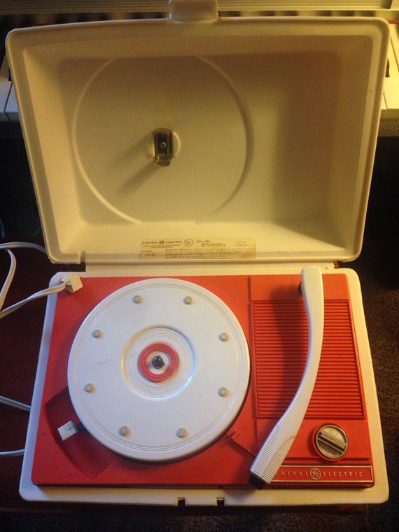 General Electric Portable Record Player Model by FuturisticVintage