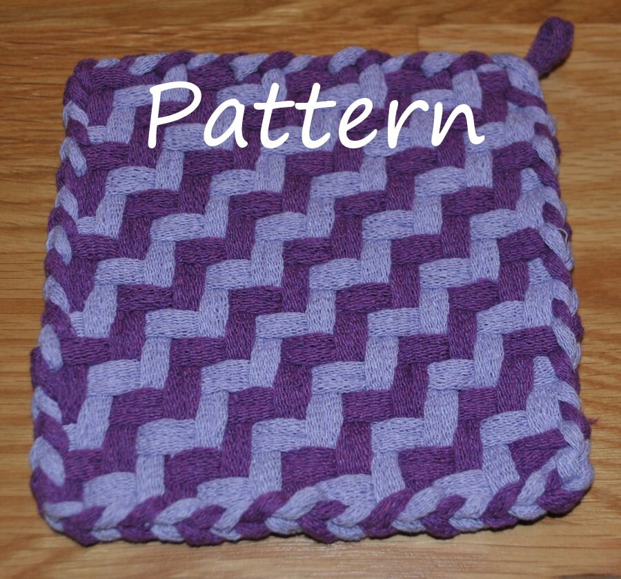 Pattern Instructions for Staircase Potholders