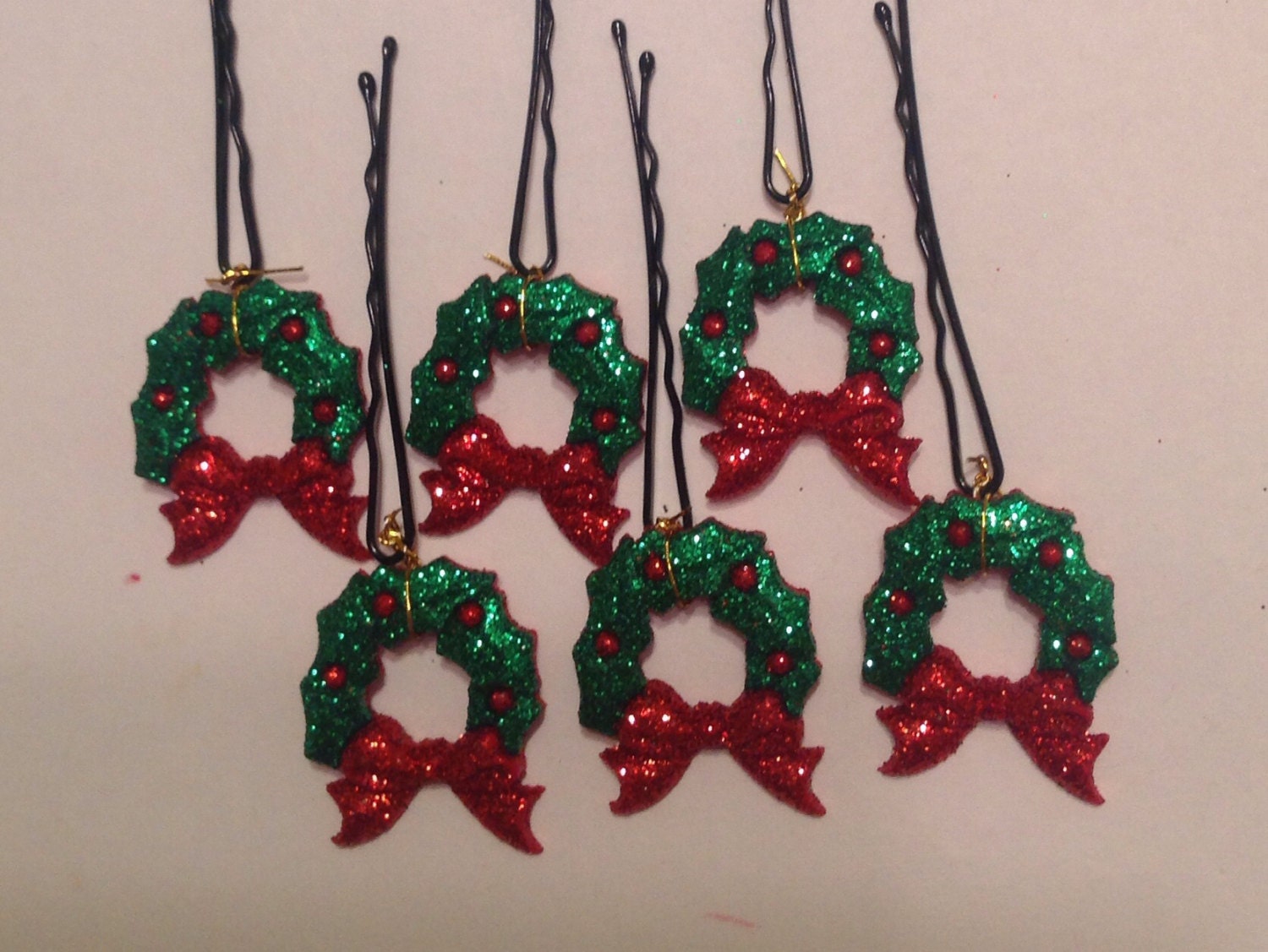 Beard Ornaments New Years Eve Party Beard Bauble Christmas Hair Baubles Bling Hipster Gift 6 Glitter Wreaths Beard Ornament