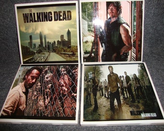 Walking Dead Coasters (set of 4 or 6)