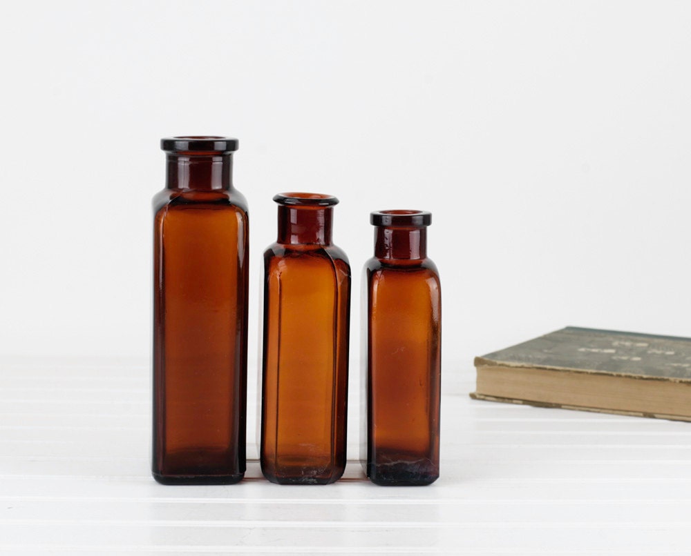 Download Vintage Amber Glass Medicine Bottle Collection Large Medicine