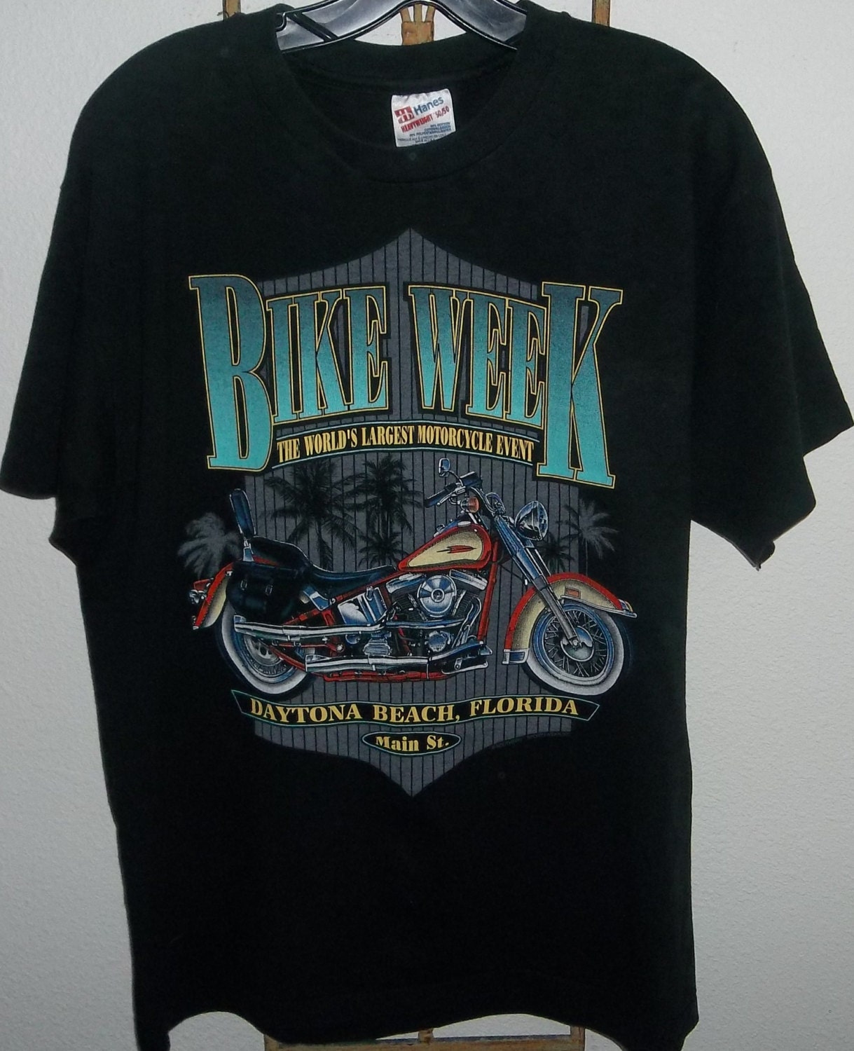 Vintage 1995 Daytona Beach Bike Week T-Shirt Size by TheRemains