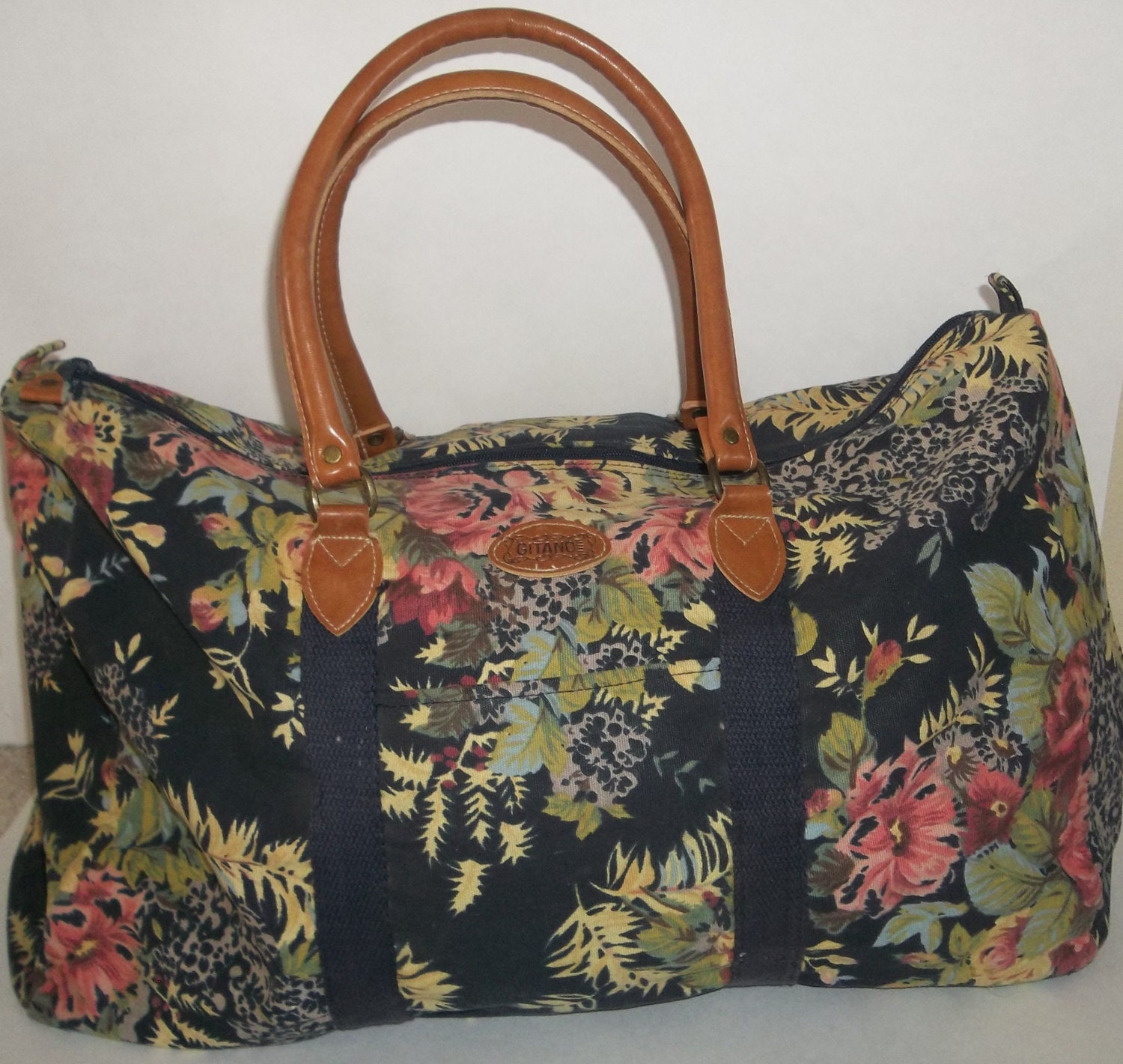 floral travel bag