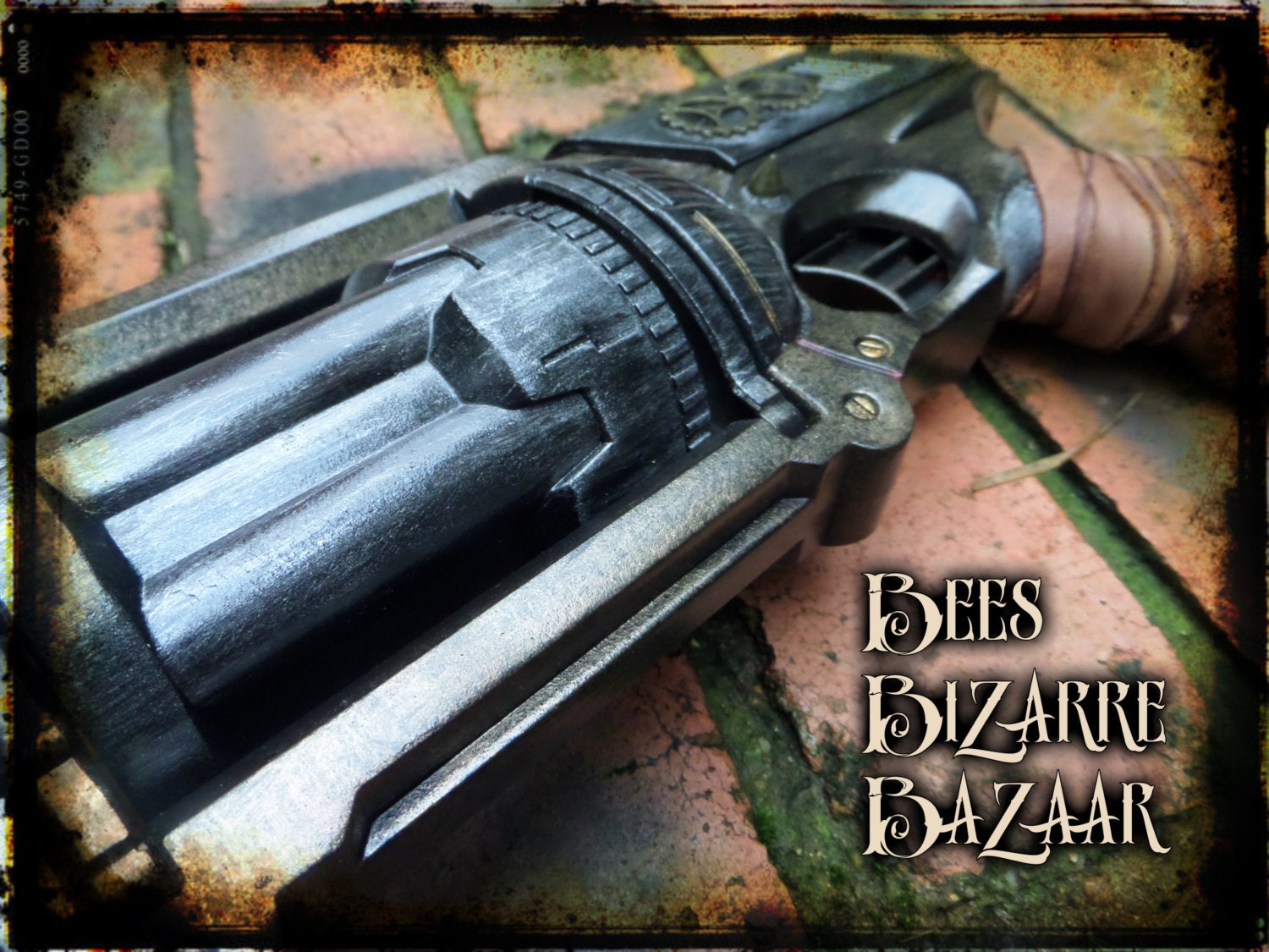 Steampunk Nerf Gun Pistol Maverick  - Cosplay - Zombie Apocalypse