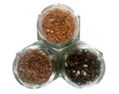 SMOKED SALTS, dad gift, stocking stuffer, for him, flavored sea salts,  magnetic spice rack, BACON salt, spice jars, magnetic glass jars,
