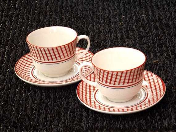 Vintage Ralph Lauren Coffee Cup Set of 2 HOMESTEAD by by NordicAnn