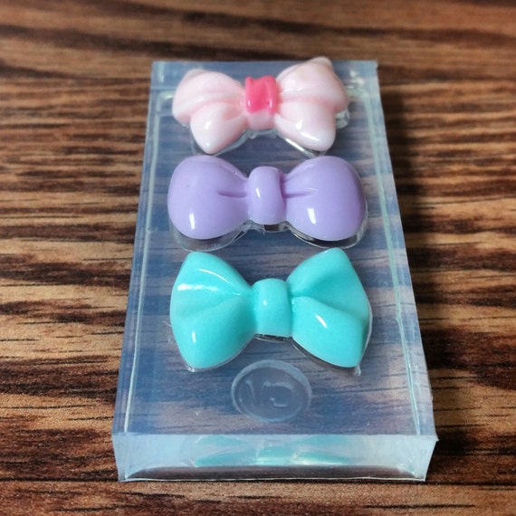 Bow MoldSugar PasteSoapPlasterCold by ClearViewMolds on Etsy