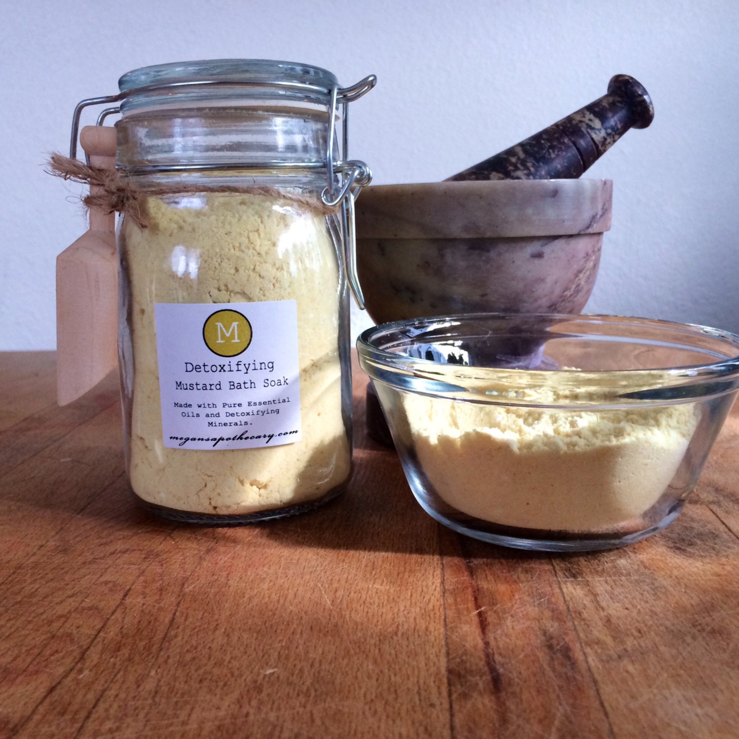 Detox Mustard Bath / Foot Soak with pure by MegansApothecary