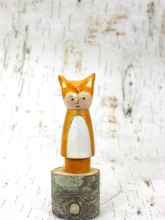 fox peg doll