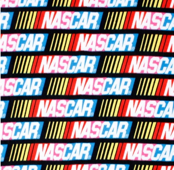 On sale until Monday Rare Nascar Fleece by ReneesChoiceFabrics