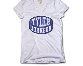 Tyler Johnson NHLPA Officially Lice nsed Tampa Bay Womens V-Neck S-2XL ...