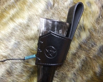 Drinking horn holder "Witches Brew" - medium