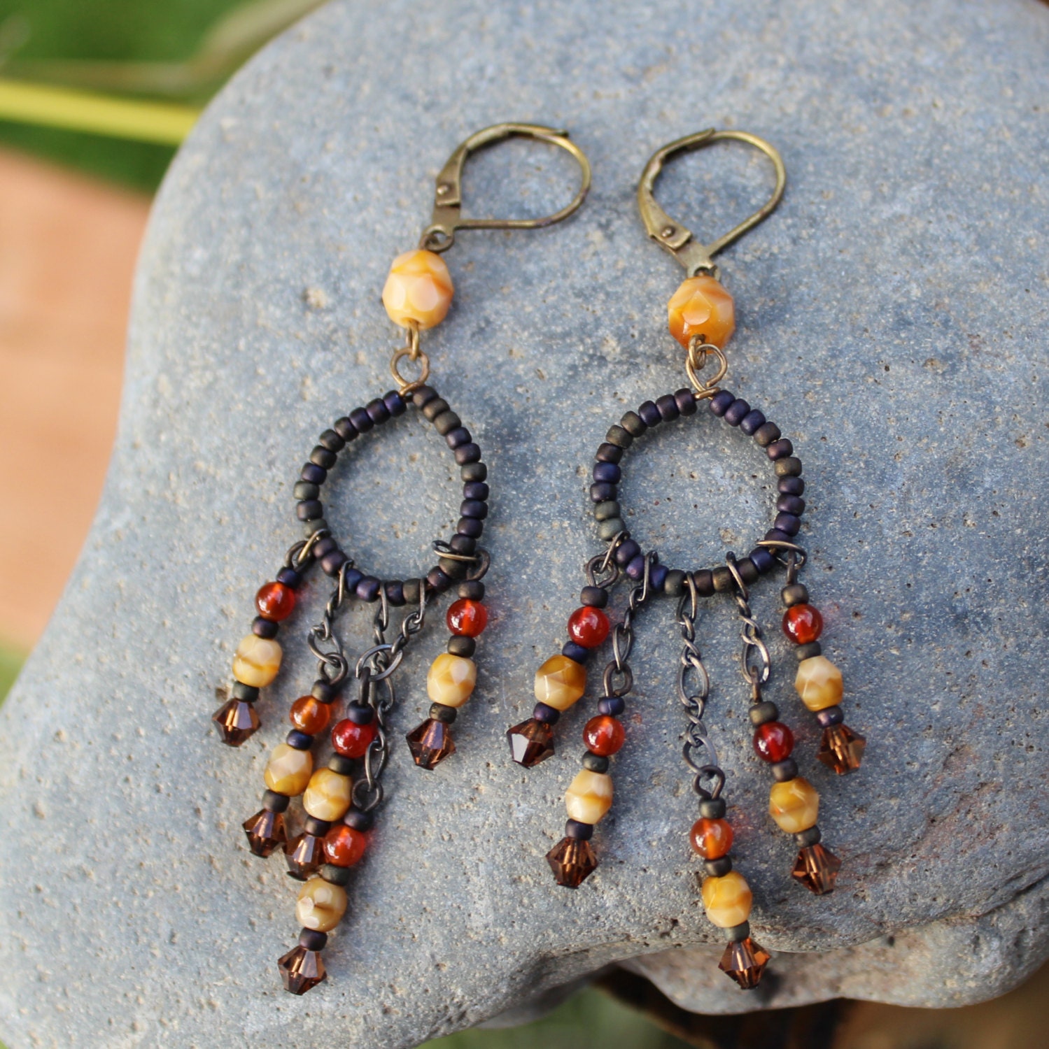 Chandelier earrings Earrings Christmas Gift vintage