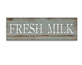 Wooden handmade Fresh Eggs sign framed in wood. Farmhouse