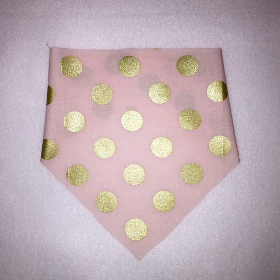 Pink with Gold dots 