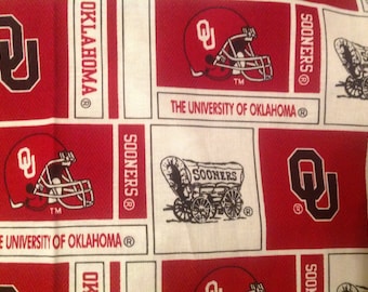Playard Sheet, Pack 'n Play sheet, portable crib sheet, Boomer Sooner, Oklahoma University