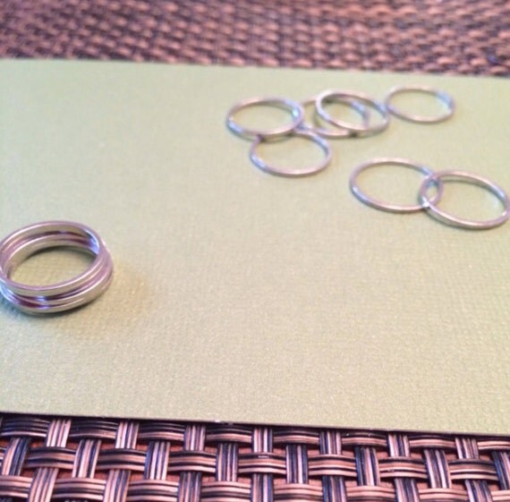 UNDER 5 Dollars Knuckle Ring Set 5 Pieces or Silver Band Rings Silver ...