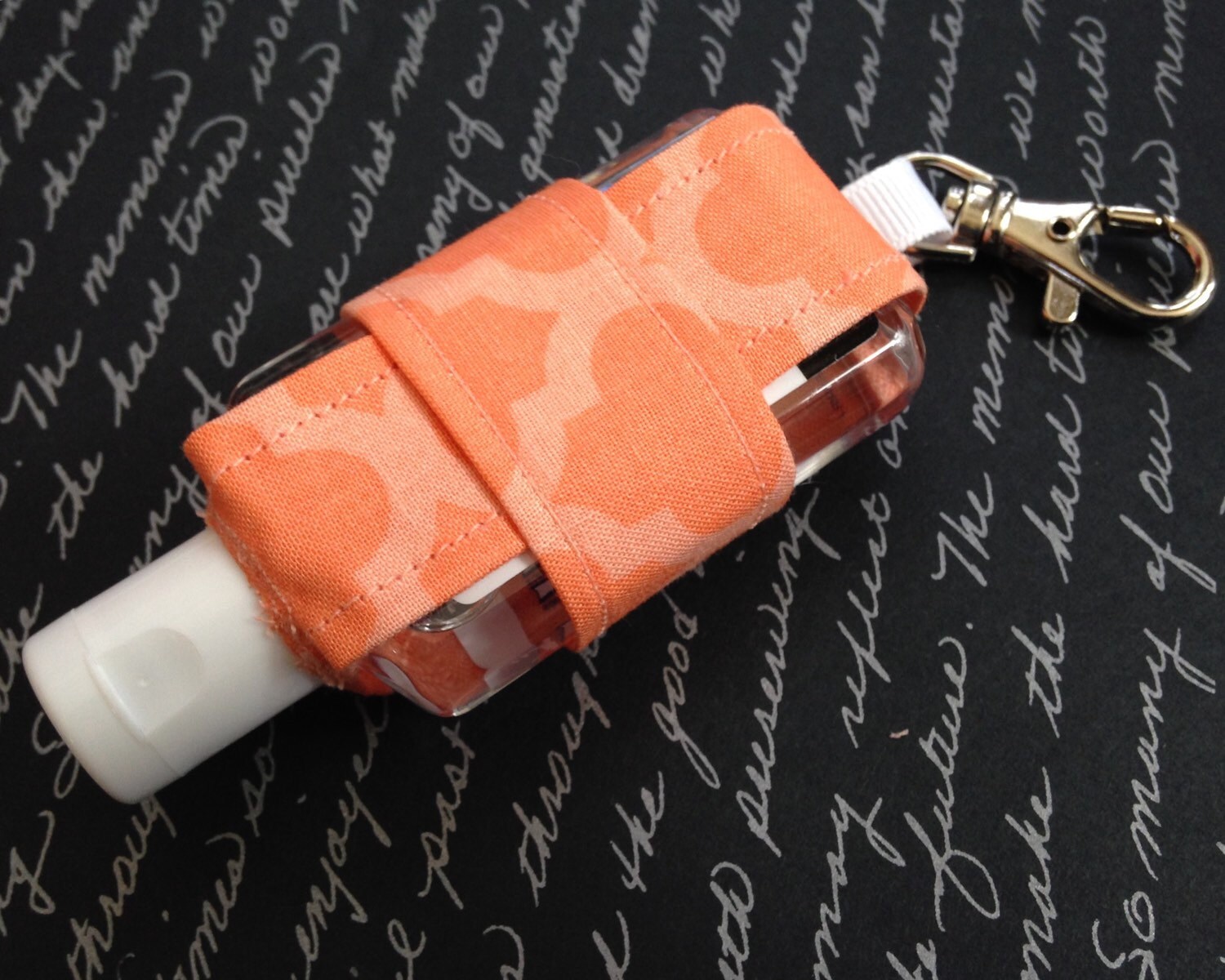 hand sanitizer keychain holder key chain cozy by CoziesNmore