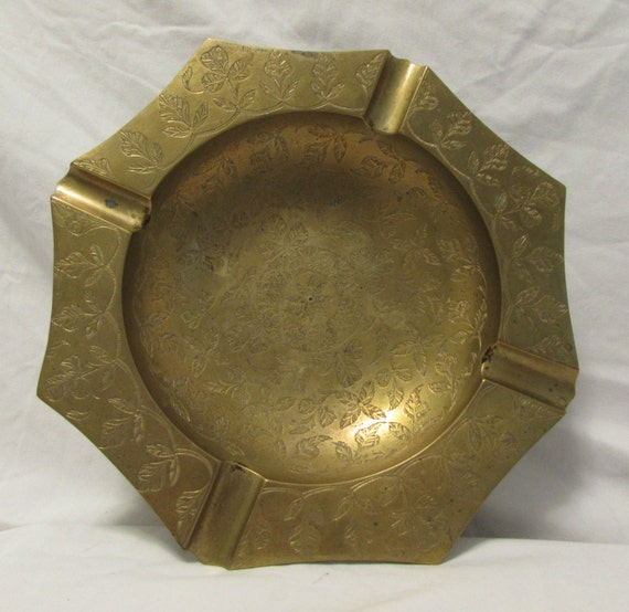 Vintage Brass Ashtray Big Tits Fat