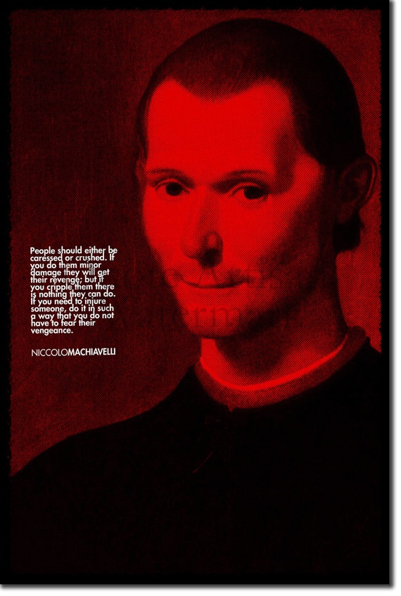 Niccolò Machiavelli Original Art Print 12x8 Inch Photo