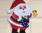 Items similar to Santa Clause door/wall decoration Merry Christmas ...