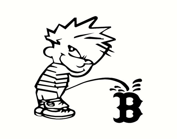 Calvin Pissing On Boston 35