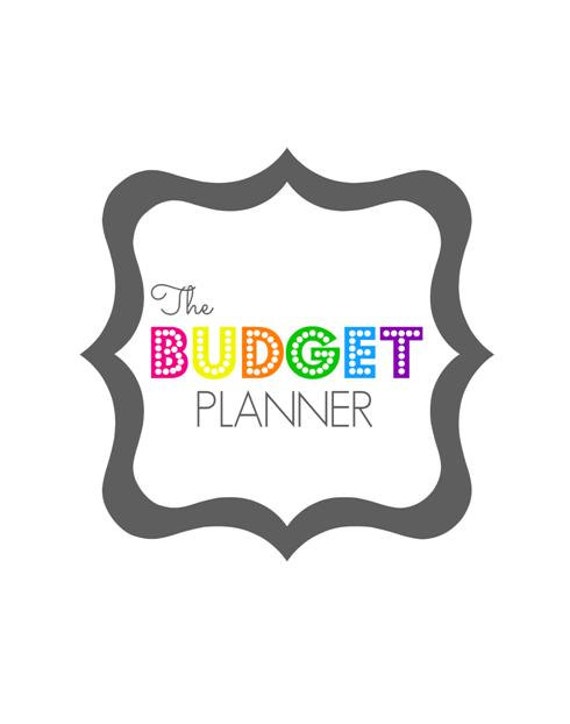 Budget Planner Cover Page by MKNPrintables on Etsy