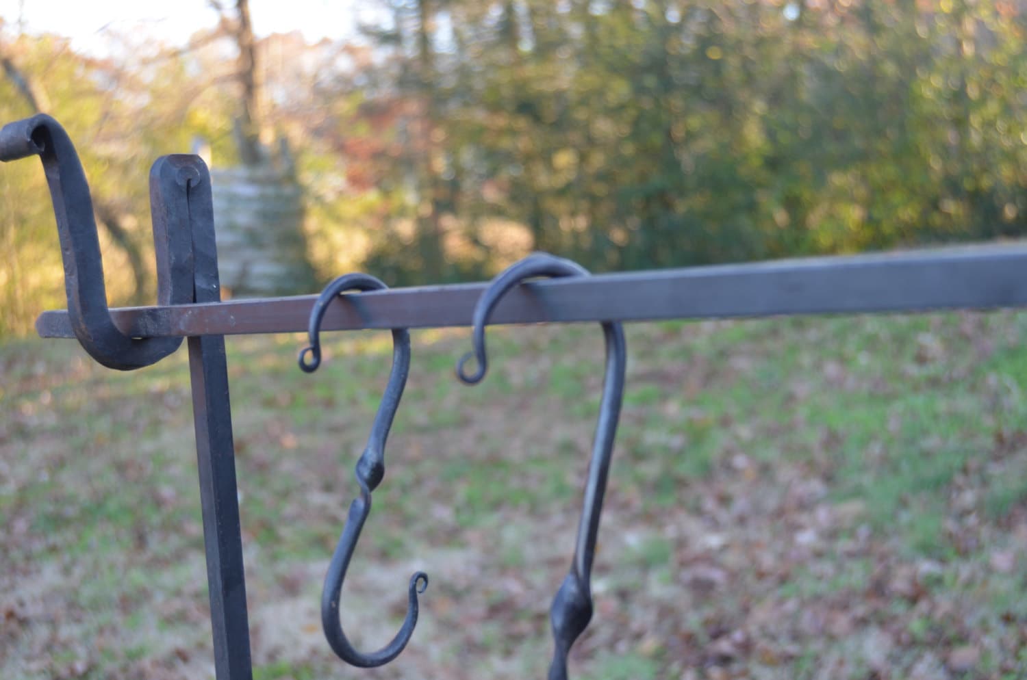 Campfire Cooking Pot Rack/Tripod Wrought Iron
