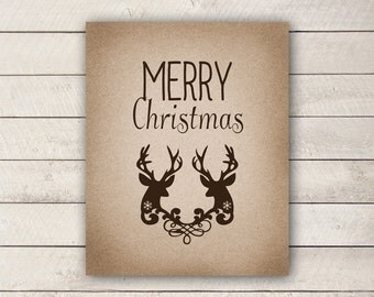 Popular items for rustic christmas art on Etsy
