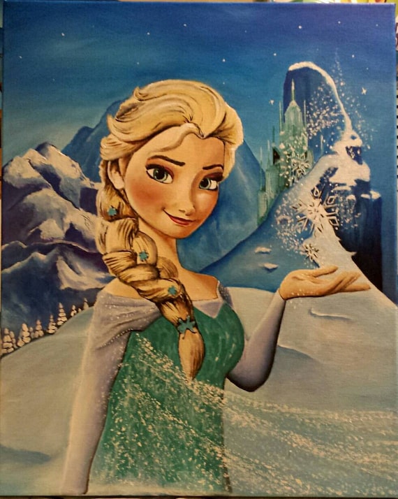 elsa painting games