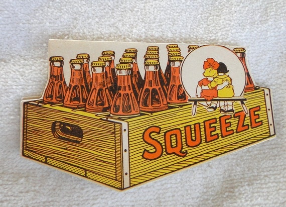 Vintage Orange Squeeze Soda Advertising NEEDLE Package or