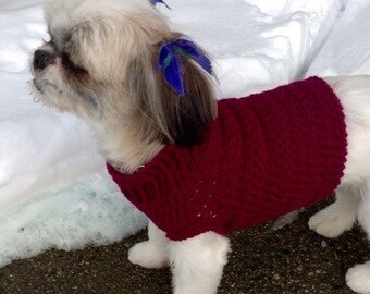 Solid Color Basic Dog Sweater