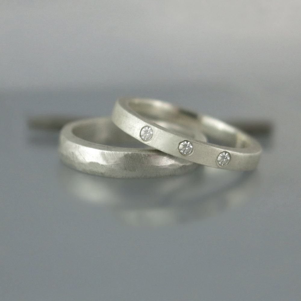 Modern wedding ring sets information