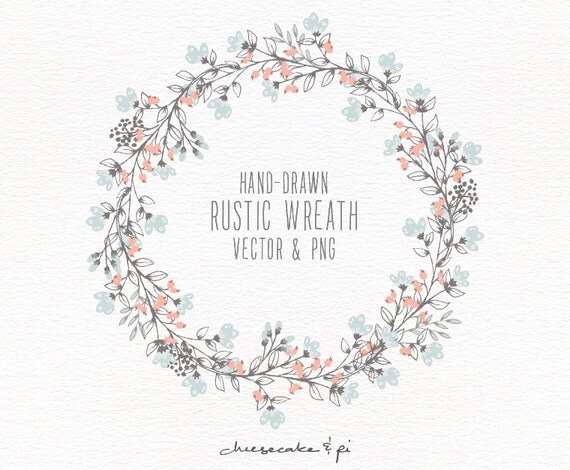 Floral Wreath Hand Drawn Clipart Wedding Invitation Clip Art Commercial Use PNG And Vector Flowers CM0062w3 Floral Wreath Hand Drawn Clipart Wedding Invitation Clip Art Commercial Use PNG And Vector Flowers CM0062w3