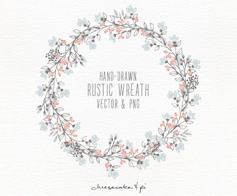 Floral Wreath Hand Drawn Clipart Wedding Invitation Clip Art Commercial Use PNG And Vector Flowers CM0062w3 Floral Wreath Hand Drawn Clipart Wedding Invitation Clip Art Commercial Use PNG And Vector Flowers CM0062w3
