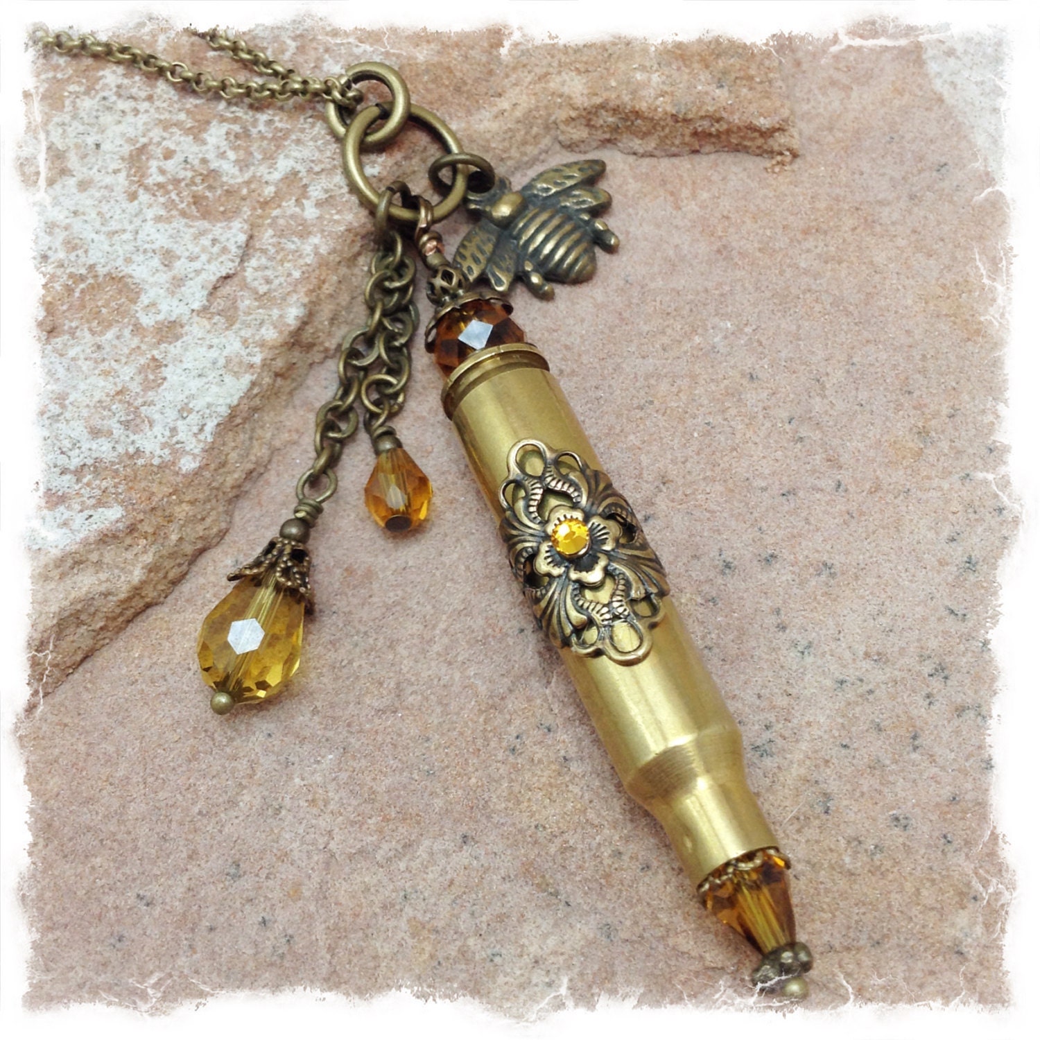Bullet Necklace Pendant Shell Casing Jewelry Bullet Jewelry
