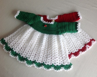 Crochet Baby Dress Size 0-3 Months Easy Level PDF Pattern